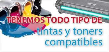 todo tipo de tintas y toners compatibles