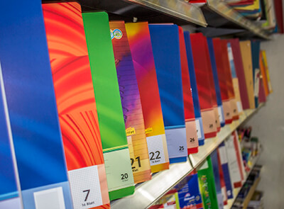 Portada de material de oficina para particulares